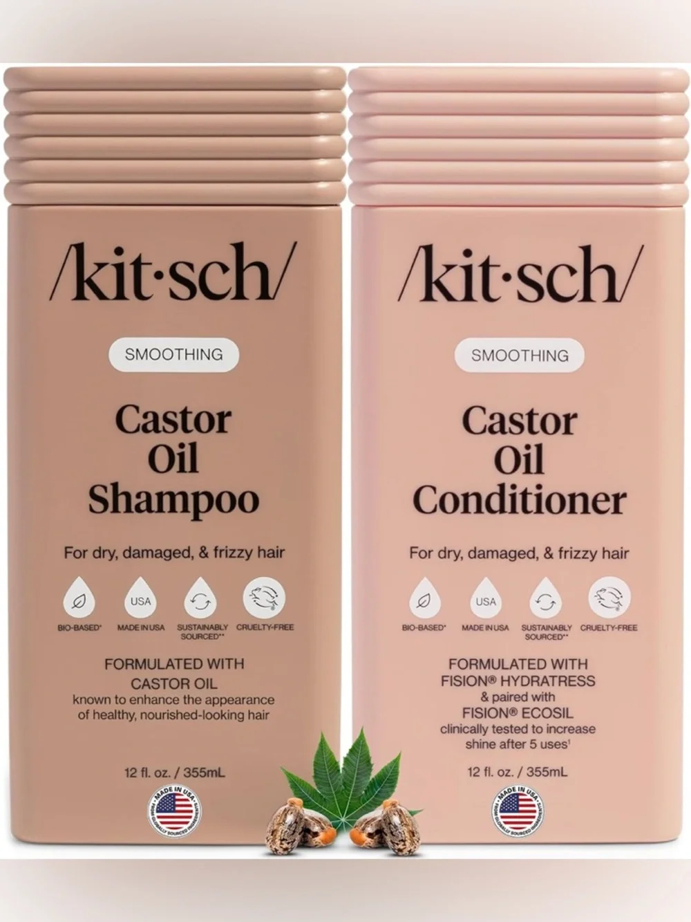 Kitsch Castor Oil Shampoo & Conditioner
